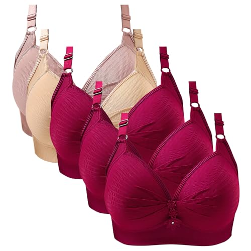 BH Damen Ohne Bügel Bequem Bralette mit Geformte Cups Multifunctional Bralette Damen BH Set Schlafen BH für Frauen Sport BH Dünne Träger Damen von Chanpning