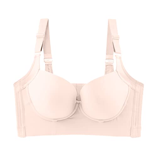 Chanpning BH Damen Push Up Bandeau Bra Bequem BHS Strapless Bralette rutschfest Unterwäsche Nahtloser Intimates Atmungsaktiv Outfit Ausgeschnittene Dessous Keine Ränder Bustier von Chanpning