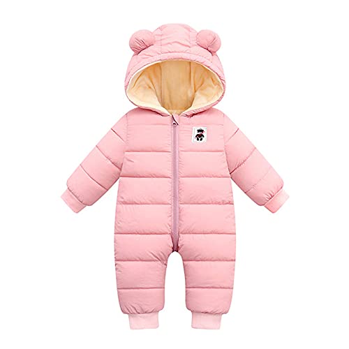 Chanpning Baby Jacke Mädchen Mantel Winterjacke Zip Up Coat Daunenmantel Babyparka Baumwolle Futter Oberbekleidung Ultraleicht Hoodies Mäntel Für Mädchen von Chanpning