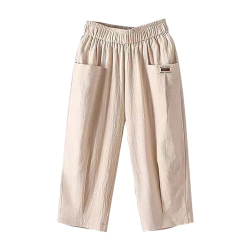 Chanpning Damen Hose Große Größen Ballonhose Pluderhose Jogginghose Leichte Sommerhose, Damen Breite Beinhosen Hose Damen Sommer Lang Lässige Lose Stoffhose Damen Sommerhose von Chanpning