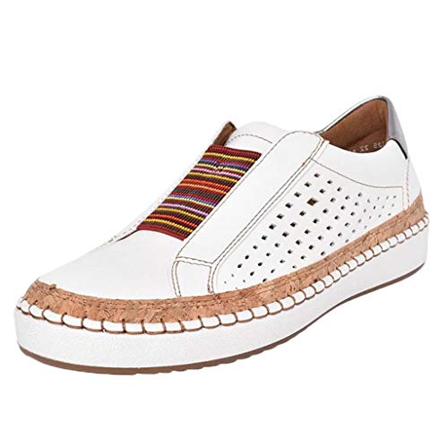 Chanpning Damen Sommerschuhe Outdoor Sportschuhe Sneaker Damen Weiss Sportschuhe Laufschuhe Atmungsaktiv Leichte Turnschuhe Gym Fitness Sneaker für Herren Damen Jogging Schuhe Frau Hallenschuhe Damen von Chanpning