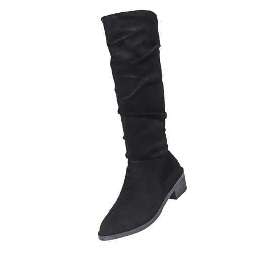 Chanpning Damenstiefel Einfarbig Kniehohe Cowboystiefel Reissverschluss Bequeme Blockabsatz Stiefel mit Niedrigem Absatz Stylisch & Praktisch Freizeit Winterstiefel Langschaft Stiefel Westernstiefel Chanpning Damenstiefel Einfarbig Kniehohe Cowboystiefel Reissverschluss Bequeme Blockabsatz Stiefel mit Niedrigem Absatz Stylisch & Praktisch Freizeit Winterstiefel Langschaft Stiefel Westernstiefel von Chanpning