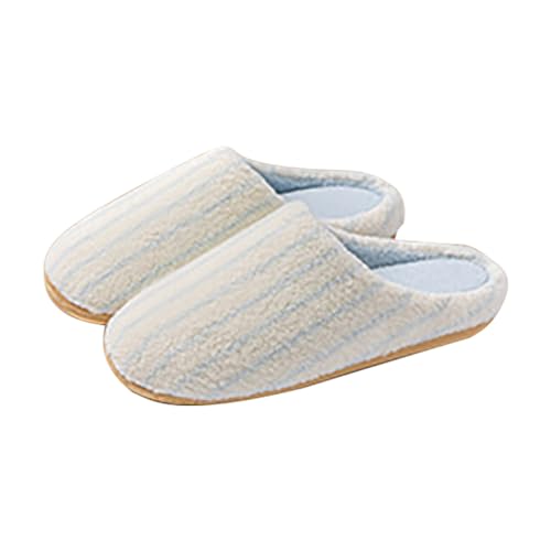 Chanpning Hausschuhe Damen Herren Winter Gefüttert Schuhe Winterliche Kuschelig Warme Plüschschuhe Filzpantoffeln Filzhausschuhe Bequeme Flauschige Slippers Winterschuhe Für Drinnen Und Draußen von Chanpning
