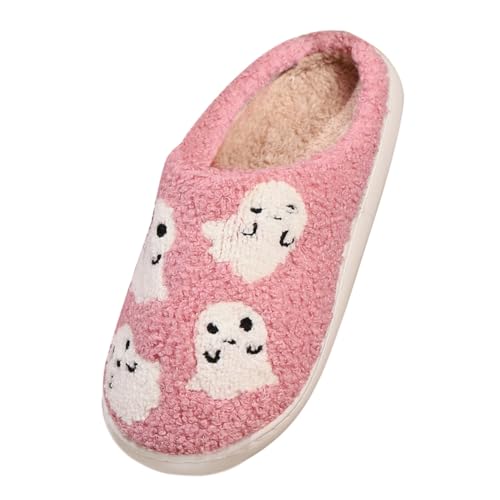 Chanpning Hausschuhe Damen Herren Winter Plüsch Pantoffeln Winterliche Kuschelig Warme Plüschschuhe Filzpantoffeln Filzhausschuhe Bequeme Flauschige Slippers Damenschuhe Outdoor Indoor von Chanpning