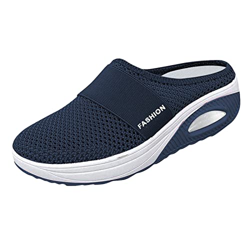 Chanpning Orthopädische Schuhe Damen Air Cushion Slip-On Diabetiker Orthopedic Wanderschuhe Sandals Freizeit Mesh Atmungsaktiv Hausschuhe Sneaker Leicht Mit Luftkissen Turnschuhe Sportschuhe Damen von Chanpning