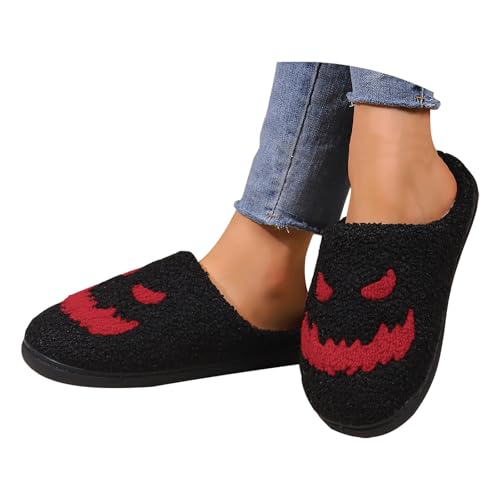 Hausschuhe Damen Herren Winter Gefüttert Schuhe Winterliche Kuschelig Warme Plüschschuhe Filzhausschuhe Filzpantoffeln Frauen Clogs Slipper Damenschuhe Für Drinnen Und Draußen von Chanpning