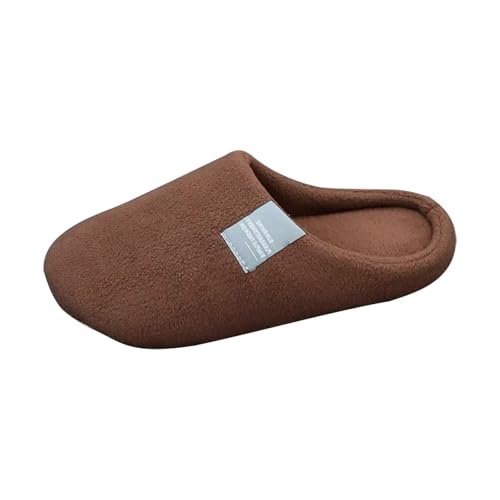 Hausschuhe Damen Herren Winter Gefüttert Schuhe rutschfeste Pantoletten Warm Hausschlappen Filzhausschuhe Filzpantoffeln Frauen Clogs Slipper Damenschuhe Outdoor Indoor von Chanpning