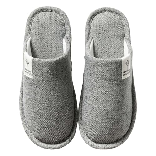 Hausschuhe Damen Herren Winter Memory Foam Flauschige Pantoffeln Rutschfeste Pantoletten Warm Hausschlappen Filzpantoffeln Filzhausschuhe Bequeme Flauschige Slippers Damenschuhe Für Innen Außen von Chanpning