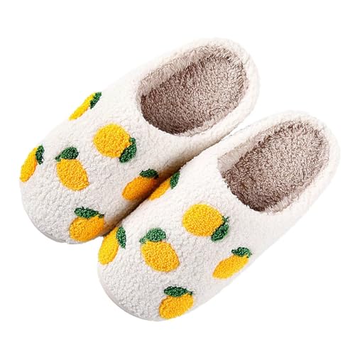 Hausschuhe Damen Herren Winter Plüsch Pantoffeln rutschfeste Unisex Warm Hausschlappen Filzpantoffeln Filzhausschuhe Frauen Bequeme Slippers Damenschuhe Für Drinnen Und Draußen von Chanpning