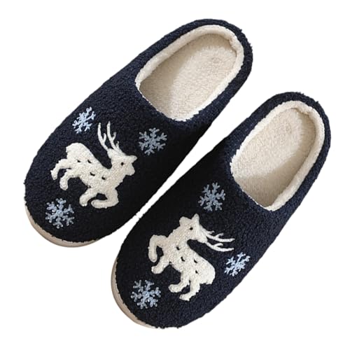 Hausschuhe Damen Herren Winter Weiche Leichte Pantoffeln Rutschfeste Pantoletten Warm Hausschlappen Filzhausschuhe Filzpantoffeln Bequeme Flauschige Slippers Wohnschuhe Für Drinnen Und Draußen von Chanpning