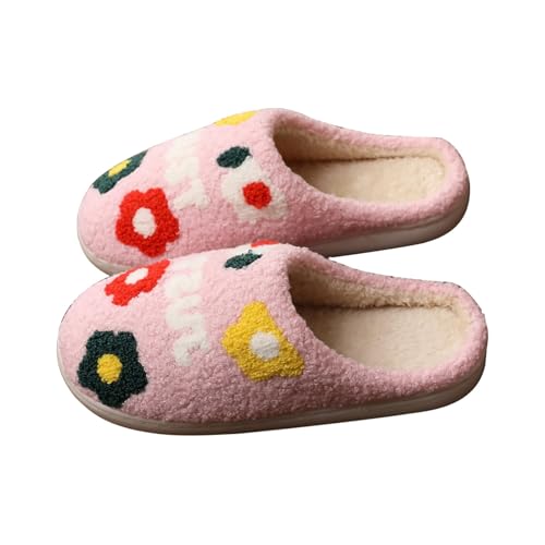 Hausschuhe Damen Herren Winter Weiche Leichte Pantoffeln rutschfeste Unisex Warm Hausschlappen Filzhausschuhe Filzpantoffeln Frauen Bequeme Slippers Winterschuhe Für Winter Halloween Weihnachten von Chanpning