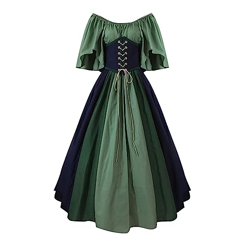 Kleid Mittelalter Damen, Renaissance Kostüm Kleider Swing A-Linie Rock Gothic Renaissance Prinzessin Kleidung Kleid Renaissance Prinzessin Kleid von Chanpning