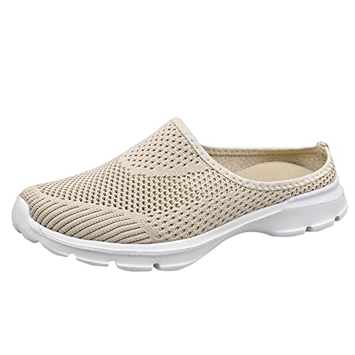 Orthopädische Schuhe Damen Air Cushion Slip On Sneakers Sandalen mit Fussbett Hausschuhe Walking Diabetic Shoes Turnschuhe Freizeit Mesh Atmungsaktiv Sportschuhe Leicht Schlupfschuhe Frauen von Chanpning