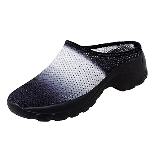 Orthopädische Schuhe Damen Air Cushion Slip On Sneakers Sandalen mit Fussbett Hausschuhe Walking Diabetic Shoes Turnschuhe Freizeit Mesh Atmungsaktiv Sportschuhe Leicht Schlupfschuhe Frauen von Chanpning