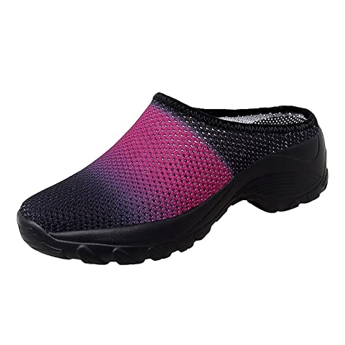 Chanpning Orthopädische Schuhe Damen Air Cushion Slip On Sneakers Sandalen mit Fussbett Hausschuhe Walking Diabetic Shoes Turnschuhe Freizeit Mesh Atmungsaktiv Sportschuhe Leicht Schlupfschuhe Frauen von Chanpning