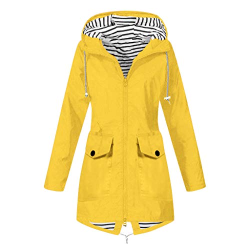 Regenjacke Damen Wasserdicht Winddichter Atmungsaktiv Regenmantel Regenparka mit Kapuze Leichte Dünne Windbreaker Übergangsjacke Große Größen Fahrrad Windjacke Trenchcoat Wandern Sommerjacke S-5XL Regenjacke Damen Wasserdicht Winddichter Atmungsaktiv Regenmantel Regenparka mit Kapuze Leichte Dünne Windbreaker Übergangsjacke Große Größen Fahrrad Windjacke Trenchcoat Wandern Sommerjacke S-5XL von Chanpning