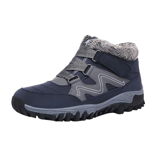 Wasserdichte Winterstiefel Damen New Wanderschuhe Wärme Fitnessschuhe Barefoot Orthoschuhe Gefüttert Barfußschuhe Wasserabweisend Wanderstiefel Fitnessstudio Stiefel Rutschfeste Winterschuhe von Chanpning