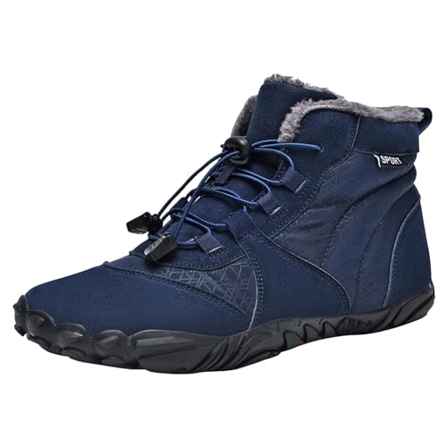Wasserfeste Barfußschuhe Winter Unisex Wanderschuhe Schnell Trocknend Lederschuhe Leicht Traillaufschuhe Wärme Winterstiefel Warme Barfußschuhe Elegant Orthoschuhe Wasserabweisend Wanderstiefel von Chanpning