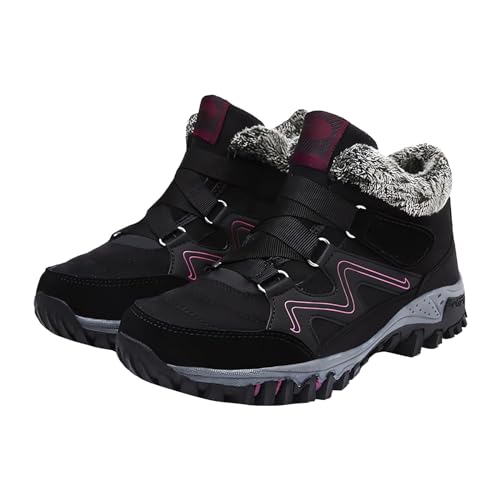 Winterschuhe Damen Wasserdicht Gefüttert 2024 Traillaufschuhe Warme Lederschuhe Mode Shoes Leicht Wanderhalbschuhe Schmerzlinderung Turnschuhe Schnell Trocknend Wanderstiefel Unisex Stiefel von Chanpning