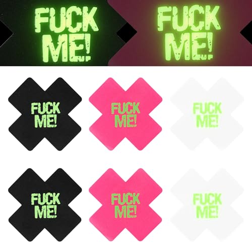 ChanraingYee 5 Paar Nippelpads Set Herz Nipple Cover Up/Selbstklebend Nippleabdeckung/Boob Tape Nippel/Cover Damen Brustwarzenabdeckung/Einweg Nippel Aufkleber für Frauen Damen (X-Form1) von ChanraingYee