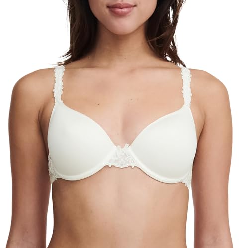 Chantelle CHAMPS ELYSEES, Bedeckender Memory Foam-BH, Damen Unterwäsche, Elfenbein, 75E von Chantelle