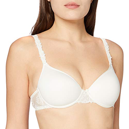 Chantelle CHAMPS ELYSEES, Bedeckender Memory Foam-BH, Damen Unterwäsche, Elfenbein, 85C von Chantelle