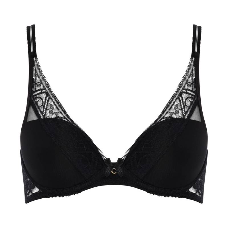Chantelle Lingerie - ALTO Tief ausgeschnittener T-Shirt-BH schwarz - Gr. - 80 E von Chantelle Lingerie