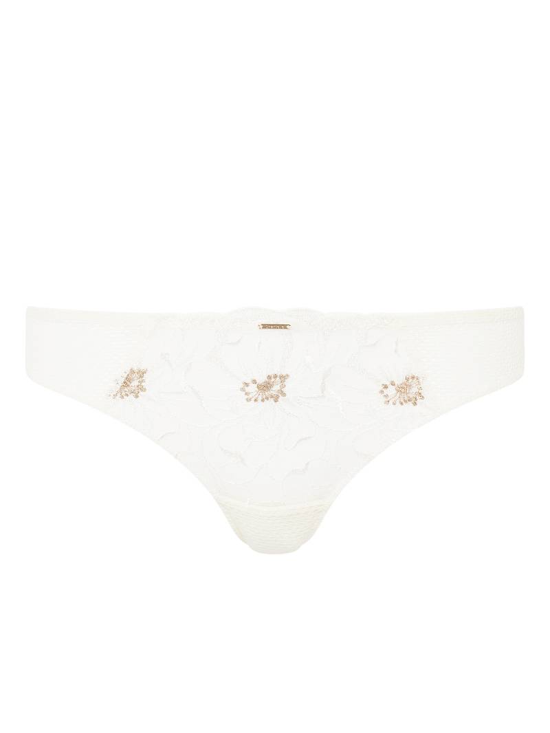 Chantelle Lingerie - FLEURS Tanga elfenbein/ gold - Gr. - 42 von Chantelle Lingerie