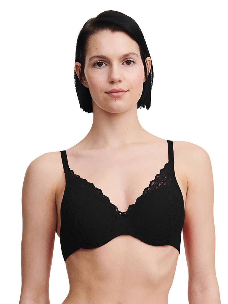 Chantelle Lingerie - Floral Touch Bedeckender Memory BH schwarz - Gr. - 85 E von Chantelle Lingerie