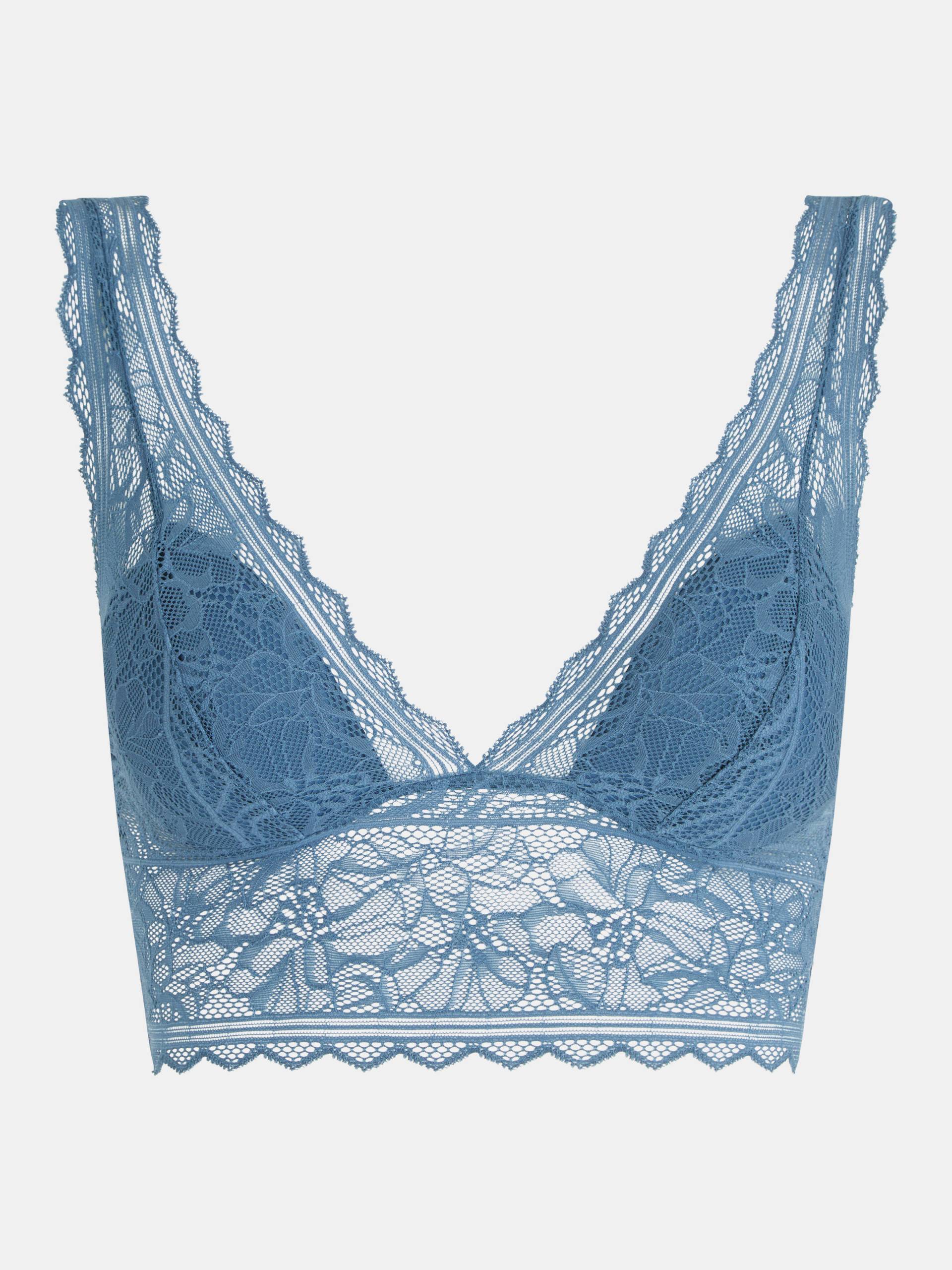 Chantelle Lingerie - Floral Touch Bügelloser BH jeans blue - Gr. - S von Chantelle Lingerie