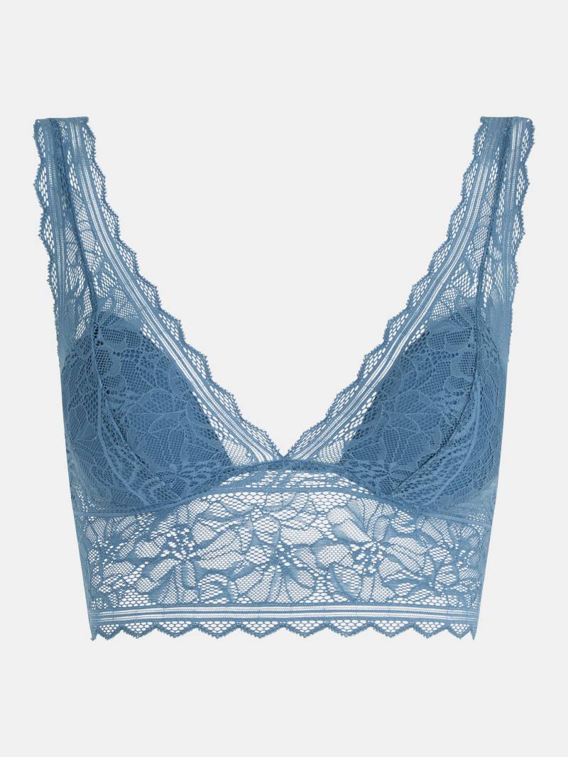 Chantelle Lingerie - Floral Touch Bügelloser BH jeans blue - Gr. - S von Chantelle Lingerie