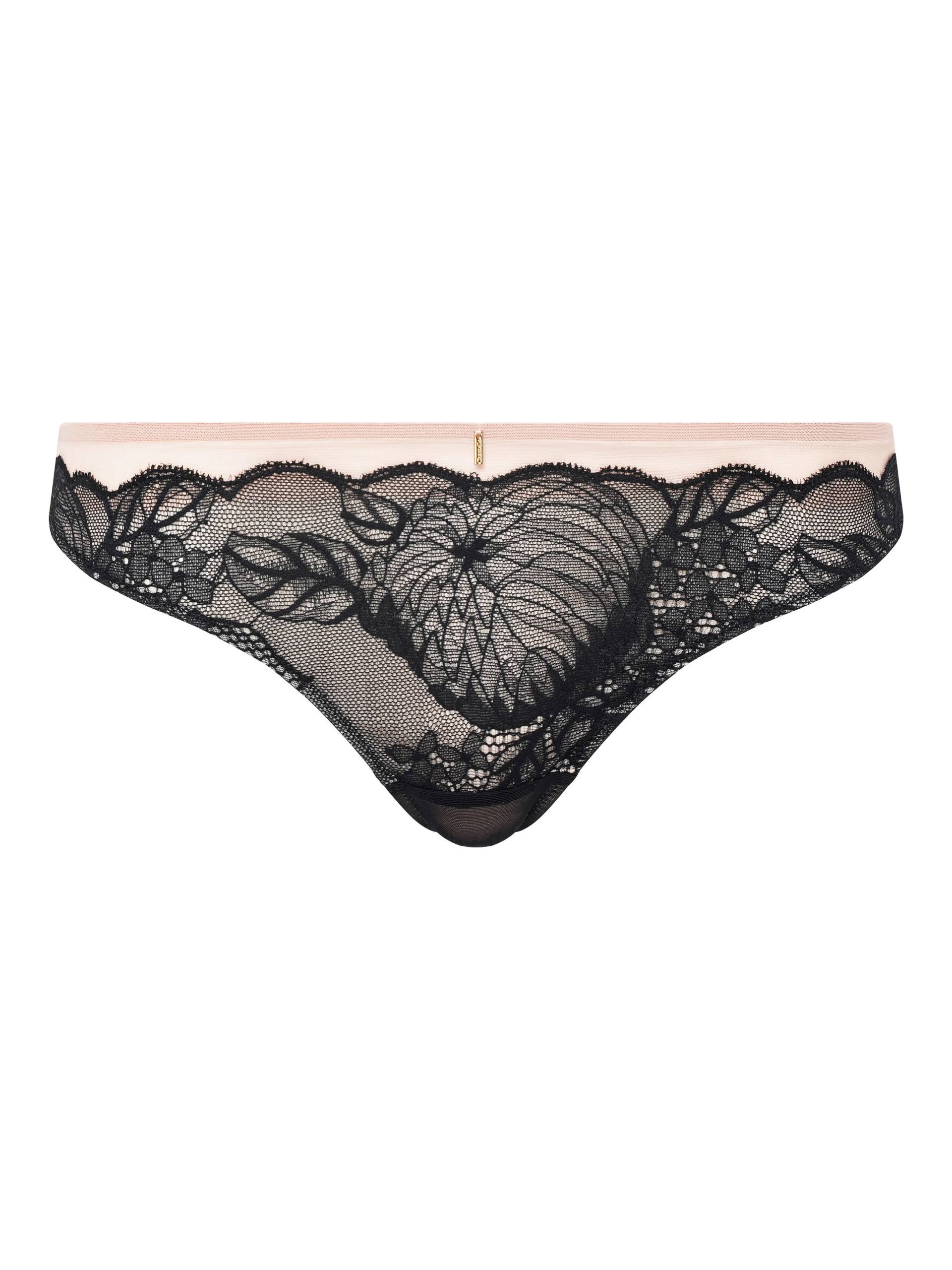 Chantelle Lingerie - MIDNIGHT FLOWERS Tanga schwarz - Gr. - 40 von Chantelle Lingerie