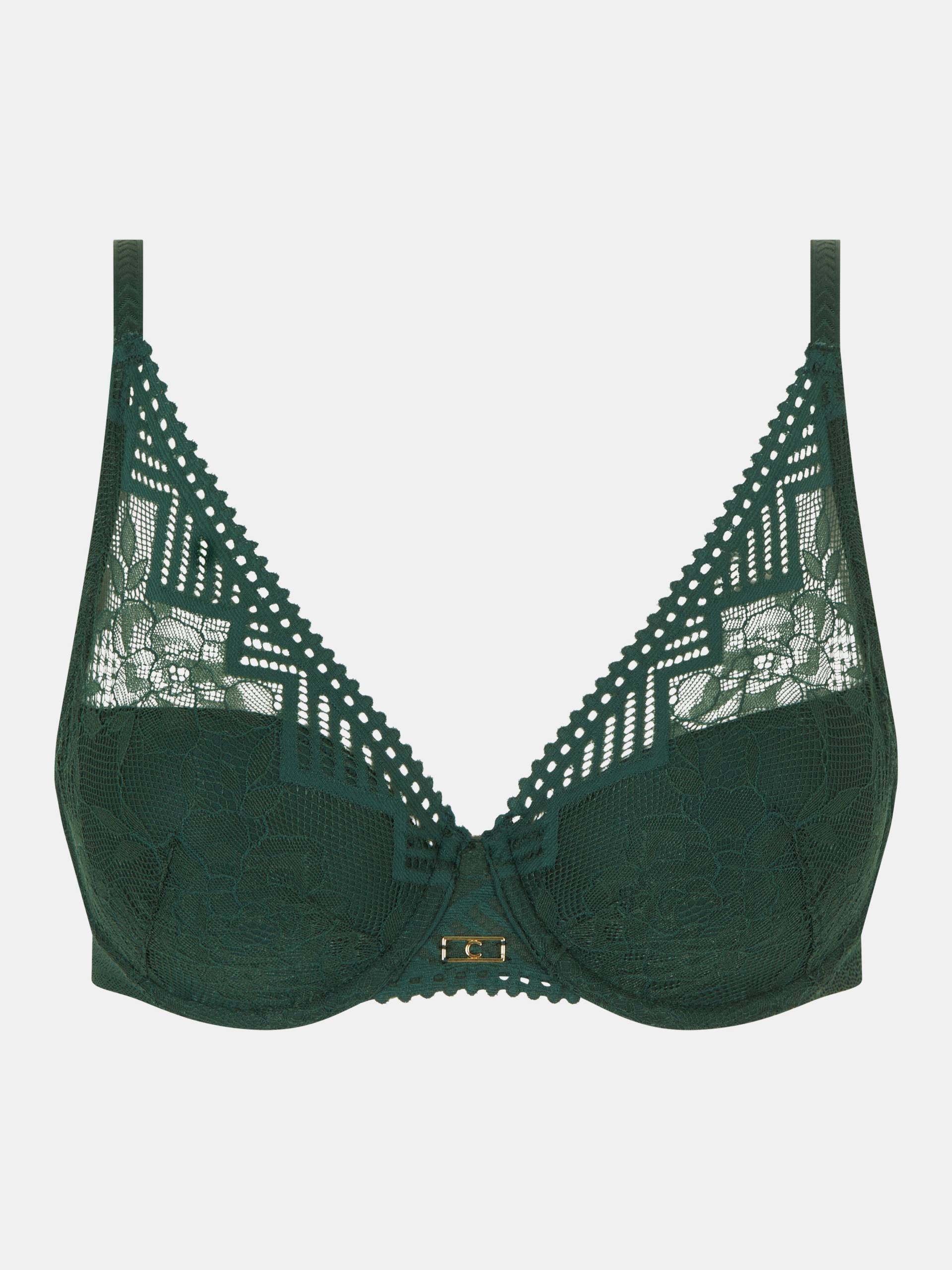 Chantelle Lingerie - Origins Tiefausgeschnittener Spacer BH empire green - Gr. - 90 C von Chantelle Lingerie