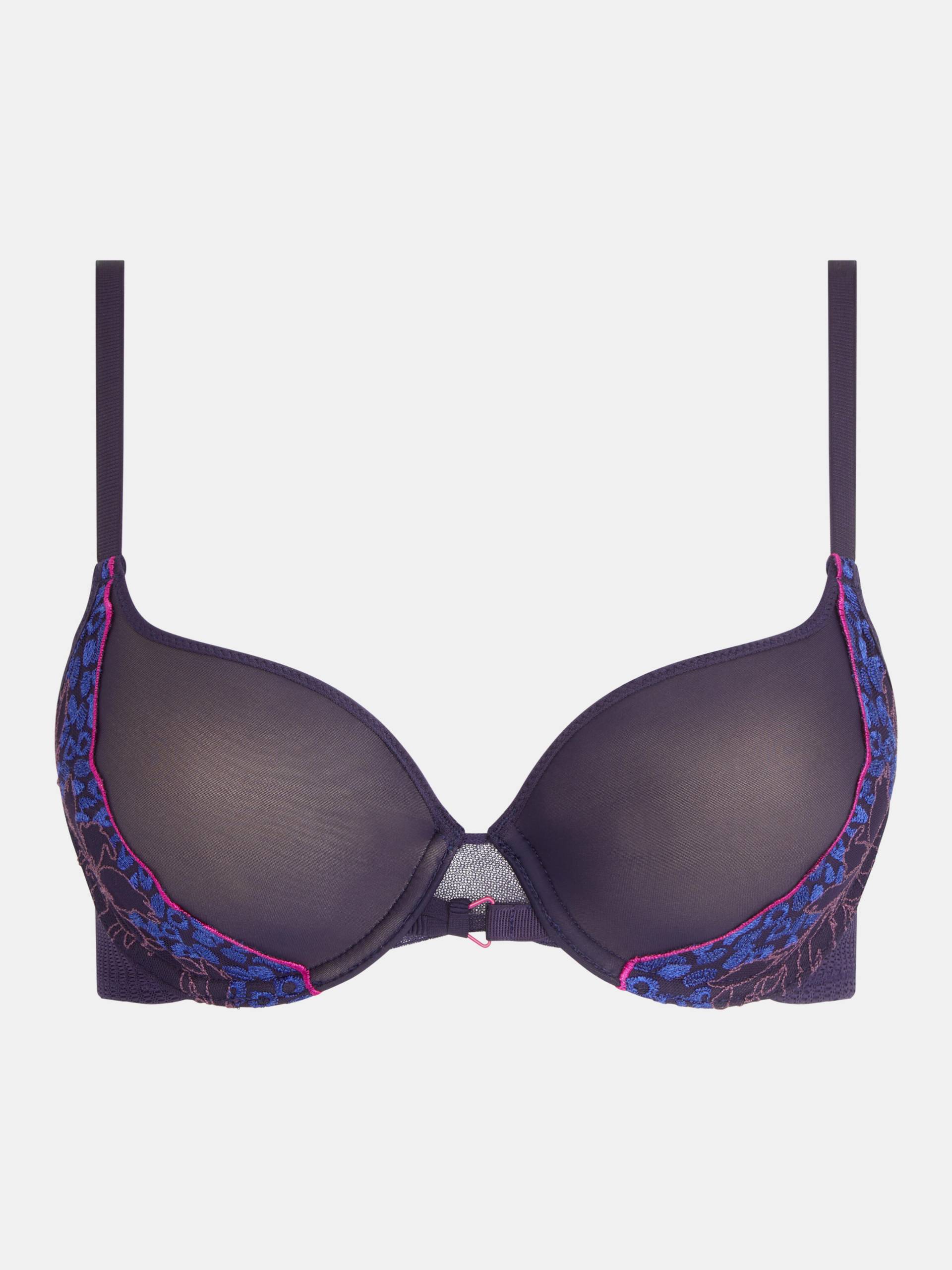 Chantelle Lingerie - Spice Bedeckender T-Shirt BH midnight blue multico - Gr. - 80 C von Chantelle Lingerie