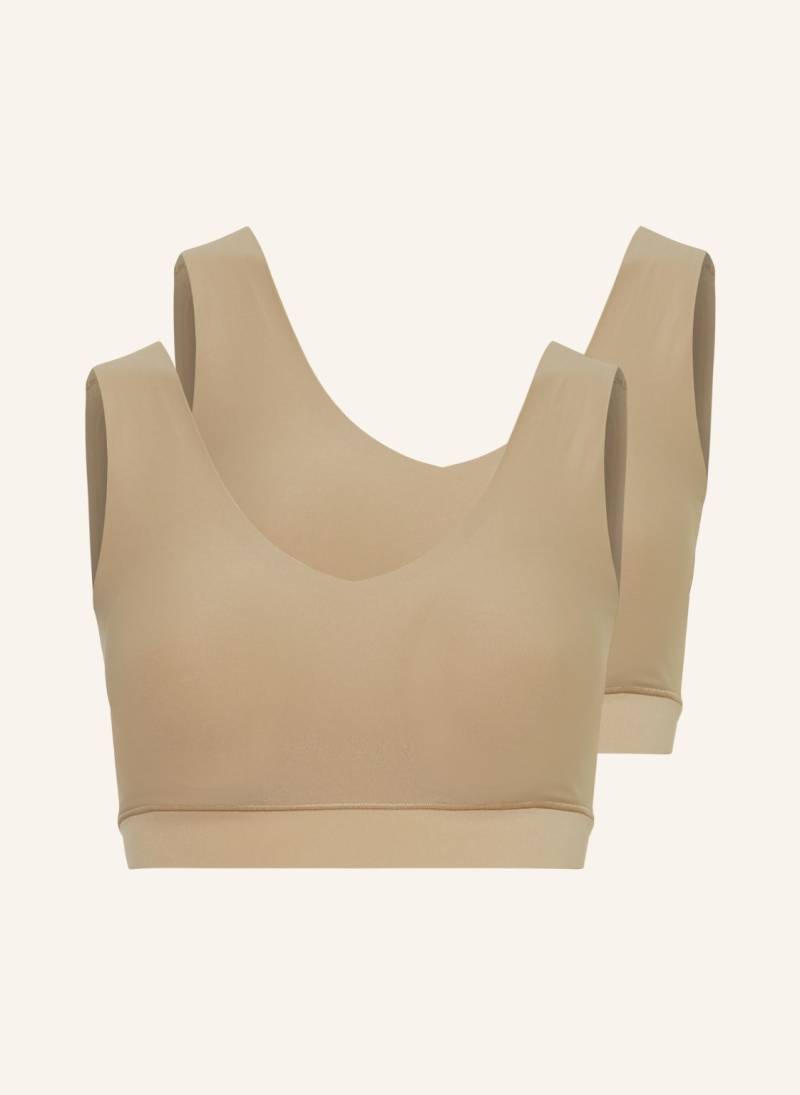 Chantelle 2er-Pack Bustiers Softstretch beige von Chantelle
