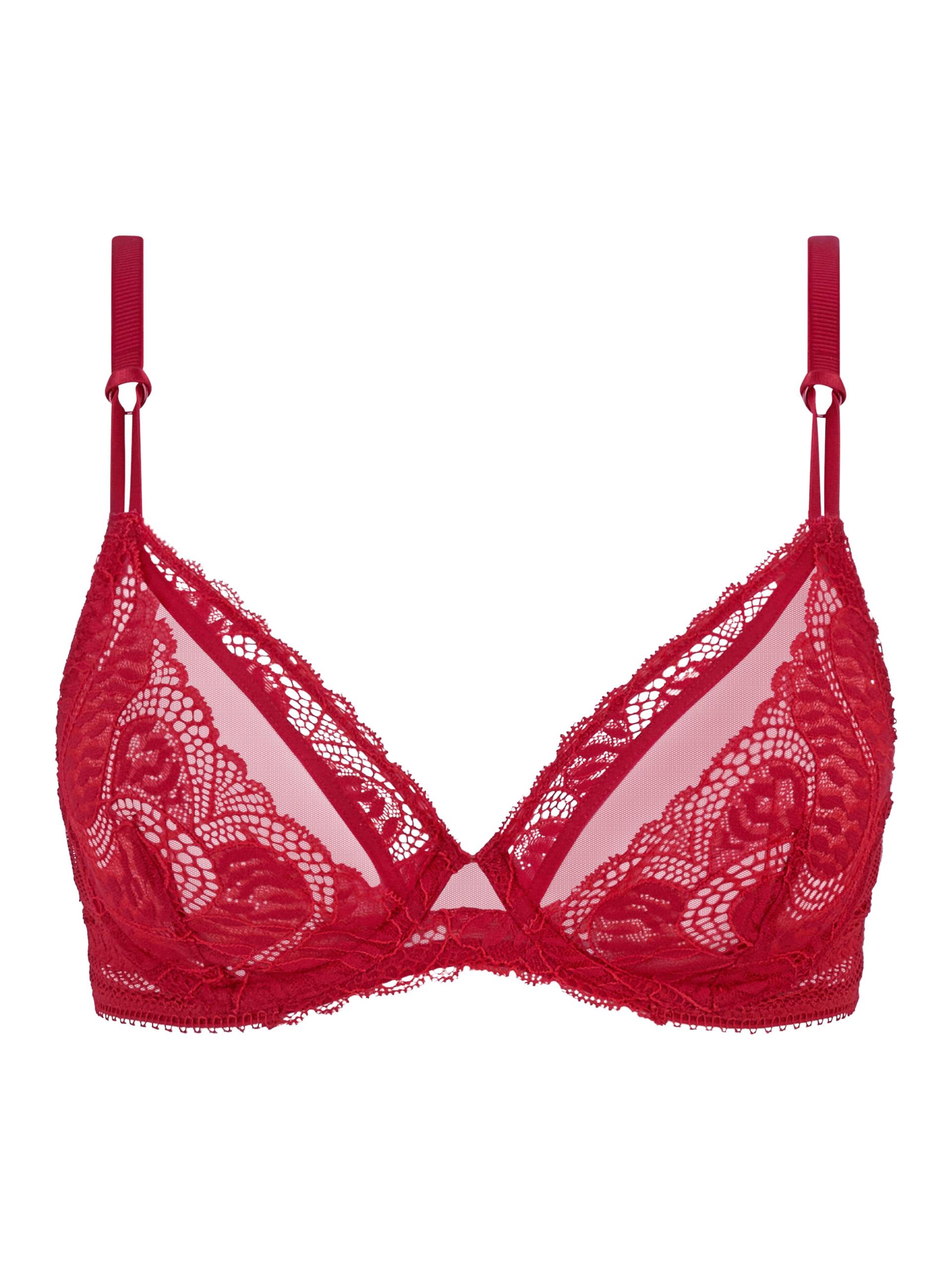 Chantelle Lingerie - Amor Bedeckender Bügel-BH scarlet - Gr. - 80 D von Chantelle Lingerie