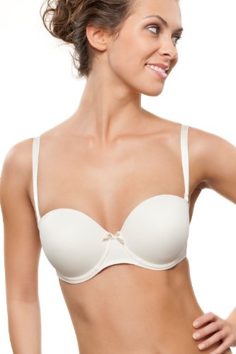 Chantelle Basic Invisible - Schalen-BH m. abnehm. Trägern, Elfenbein (), 80C von Chantelle