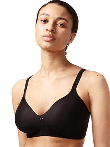 Chantelle C COMFORT, Bügelloser T-shirt BH, Unnsichtbare Unterwäsche für Damen, Schwarz, 75G von Chantelle