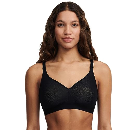 Chantelle C MAGNIFIQUE, Funktionaler Bügelloser BH, Unnsichtbare Unterwäsche für Damen, Schwarz, 70G von Chantelle