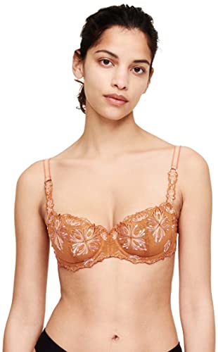 Chantelle CHAMPS ELYSEES, Balconnet Außenträger-BH, Damen Unterwäsche, Spice / Pink, 70E von Chantelle