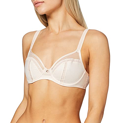 Chantelle CHIC ESSENTIAL, Sehr Bedeckender Bügel-BH, Unnsichtbare Unterwäsche für Damen, Rose Perle, 65G von Chantelle