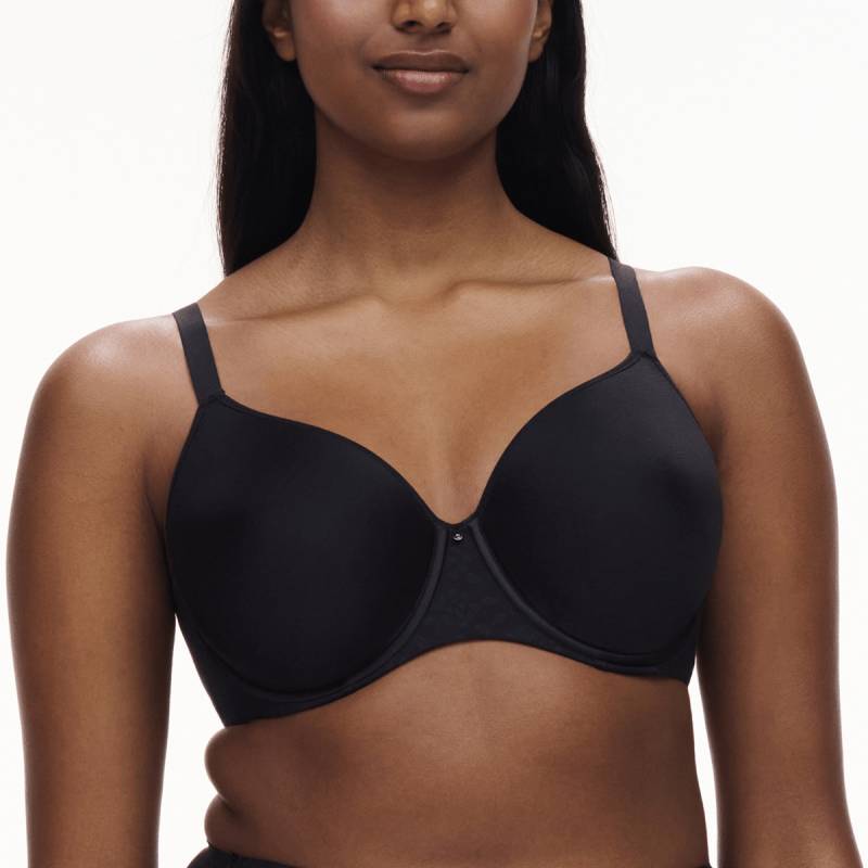 Chantelle Comfort Chic BH mit Bügel, Schwarz, Größe: 85D, Damen von Chantelle