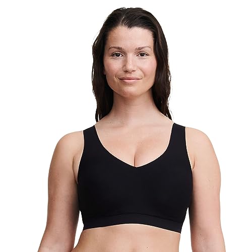 Chantelle SOFTSTRETCH, Bustier Mit Soft Cups, V-Ausschnitt, Unnsichtbare Unterwäsche für Damen, Schwarz, XS/S von Chantelle