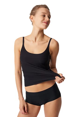 Chantelle SOFTSTRETCH, Top Mit Spaghettiträgern, Unnsichtbare Unterwäsche für Damen, Schwarz, XS/S von Chantelle