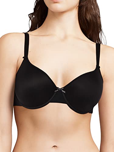 Chantelle Damen Unsichtbarer, glatter individueller Passform BH, Blickdicht, Schwarz, 105A von Chantelle