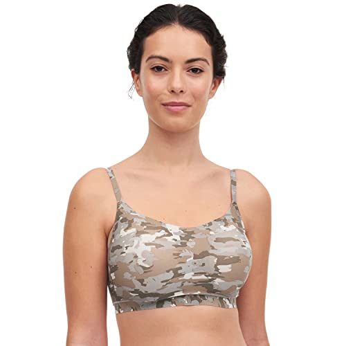 Chantelle Damen Bustier aus weichem Stretch mit U-Ausschnitt BH, Neutrales Tarnmuster, XS/S von Chantelle