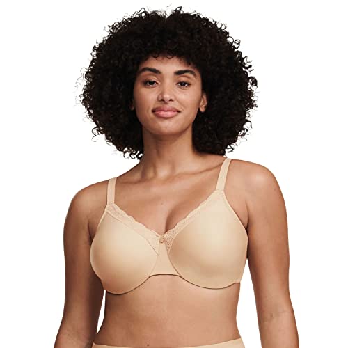 Chantelle C COMFORT, Sehr Bedeckender Gemoldeter BH, Unnsichtbare Unterwäsche für Damen, Nude, 85I von Chantelle