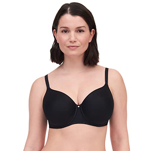 Chantelle Damen Comfort Chic T-Shirt Memory-Schaum mit vollständiger Abdeckung BH, Schwarz, 85B von Chantelle
