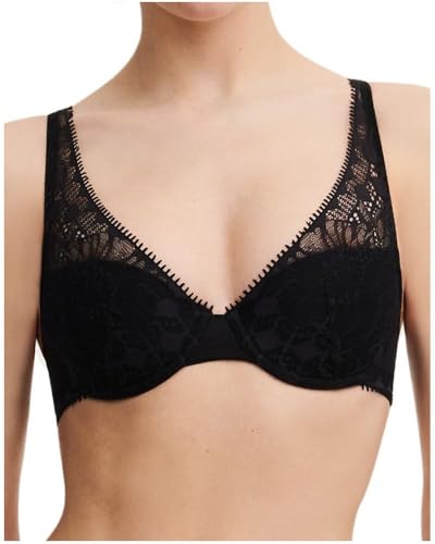 Chantelle DAY TO NIGHT, Tief Ausgeschnittener Spacer-BH, Damen Unterwäsche, Schwarz, 85C von Chantelle