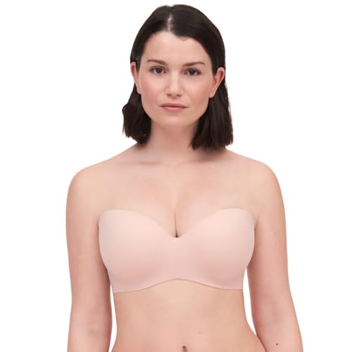 Chantelle Damen Norah Trägerloser BH, Blickdicht, Rose, 80E von Chantelle